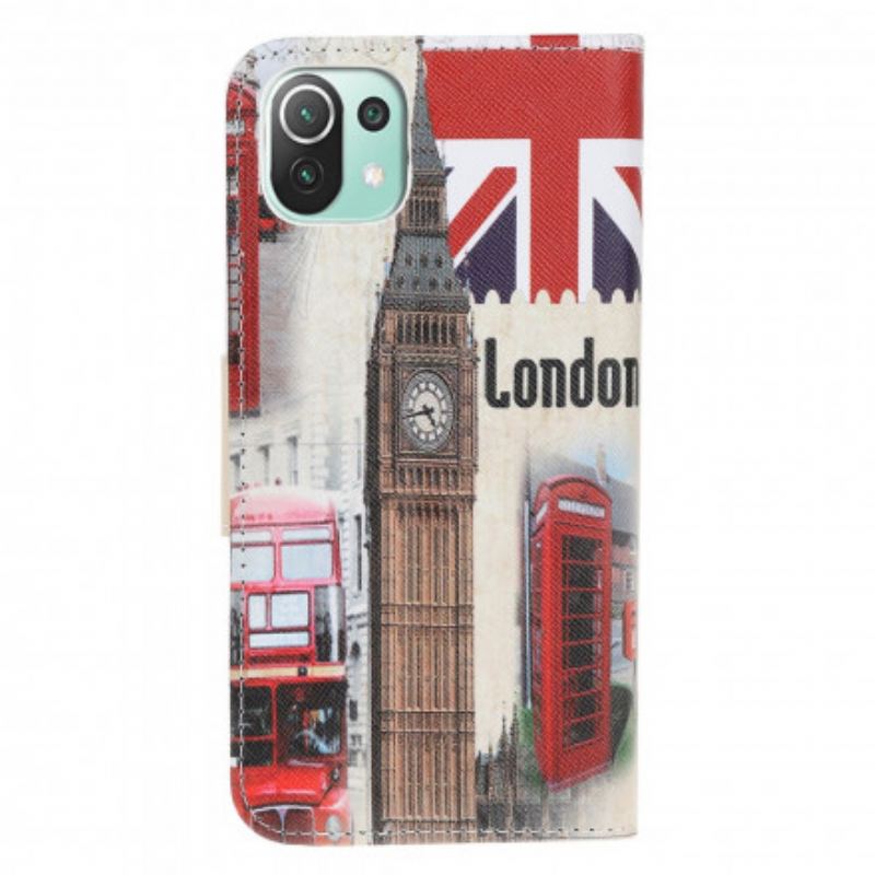 Flip Cover Xiaomi Mi 11 Lite 4G / 5G / 5G NE London Liv