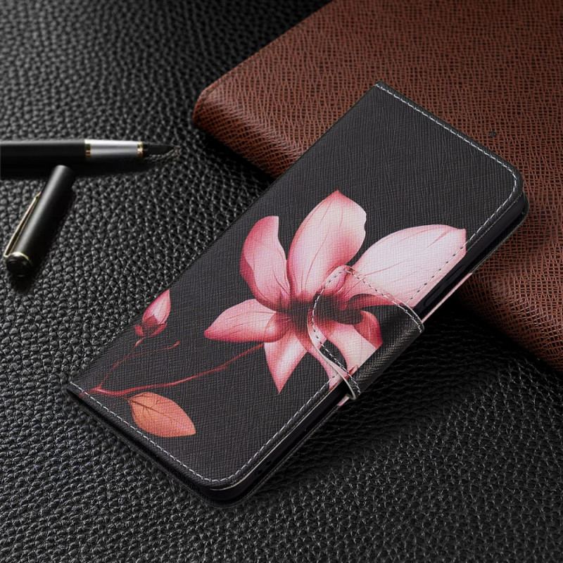 Flip Cover Xiaomi Mi 11 Lite 4G / 5G / 5G NE Lyserød Blomst