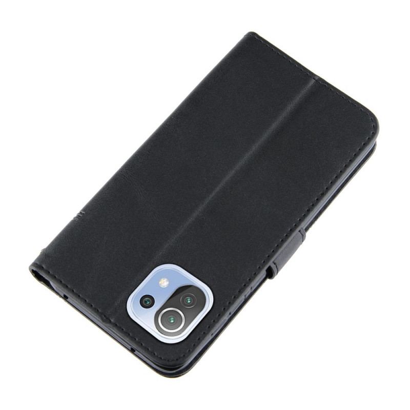 Flip Cover Xiaomi Mi 11 Lite 4G / 5G / 5G NE Med Snor Strap Geo