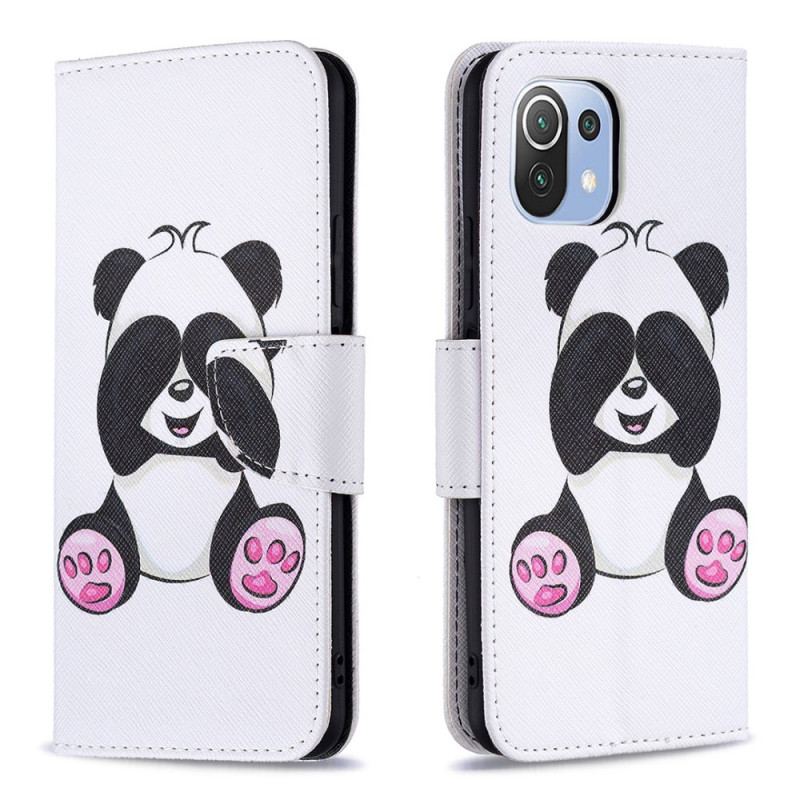 Flip Cover Xiaomi Mi 11 Lite 4G / 5G / 5G NE Panda Sjov