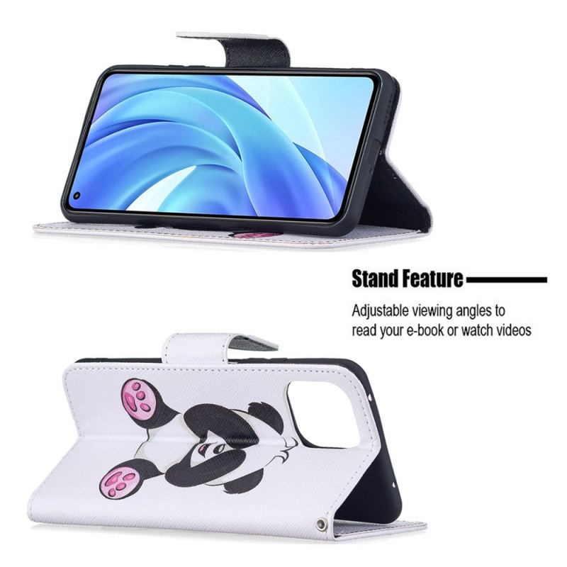 Flip Cover Xiaomi Mi 11 Lite 4G / 5G / 5G NE Panda Sjov