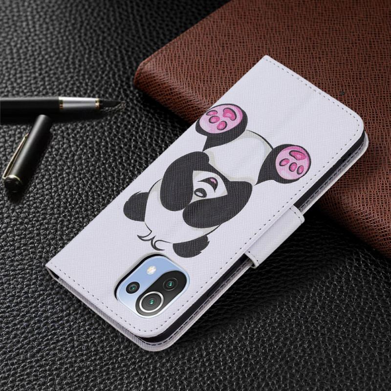 Flip Cover Xiaomi Mi 11 Lite 4G / 5G / 5G NE Panda Sjov