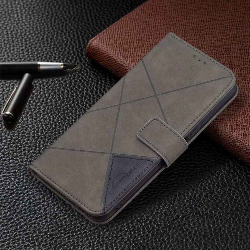 Flip Cover Xiaomi Mi 11 Lite 4G / 5G / 5G NE Trekant Binfen Farve