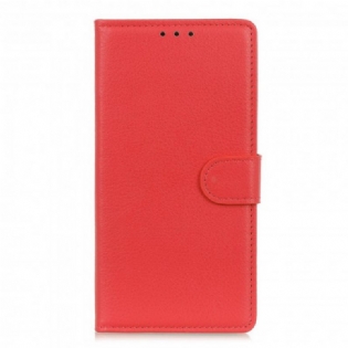 Læder Cover Xiaomi Mi 11 Lite 4G / 5G / 5G NE Traditionelt Litchi Imiteret Læder