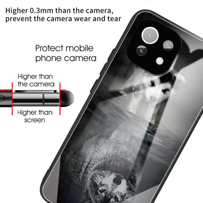 Mobilcover Xiaomi Mi 11 Lite 4G / 5G / 5G NE Puppy Dream Hærdet Glas