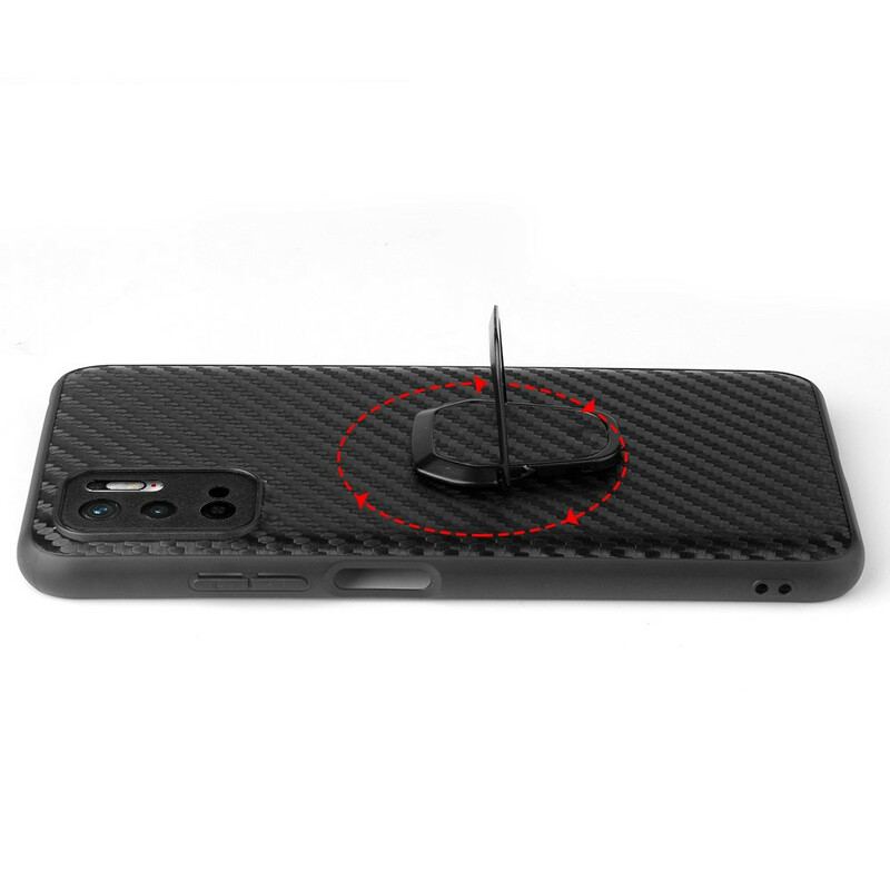 Cover Poco M3 Pro 5G Carbon Fiber Ring-support