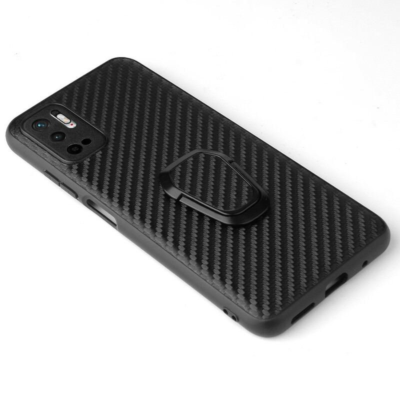 Cover Poco M3 Pro 5G Carbon Fiber Ring-support