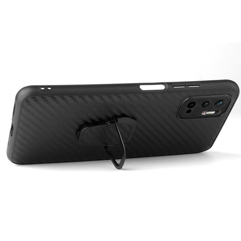 Cover Poco M3 Pro 5G Carbon Fiber Ring-support