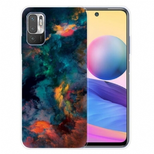 Cover Poco M3 Pro 5G Farverige Skyer