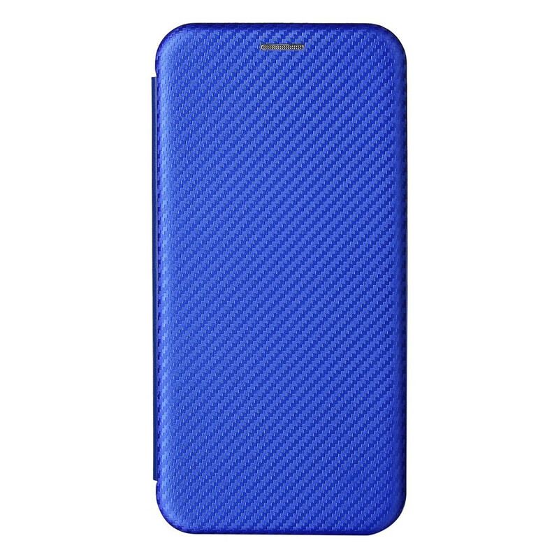 Cover Poco M3 Pro 5G Flip Cover Farvet Kulfiber