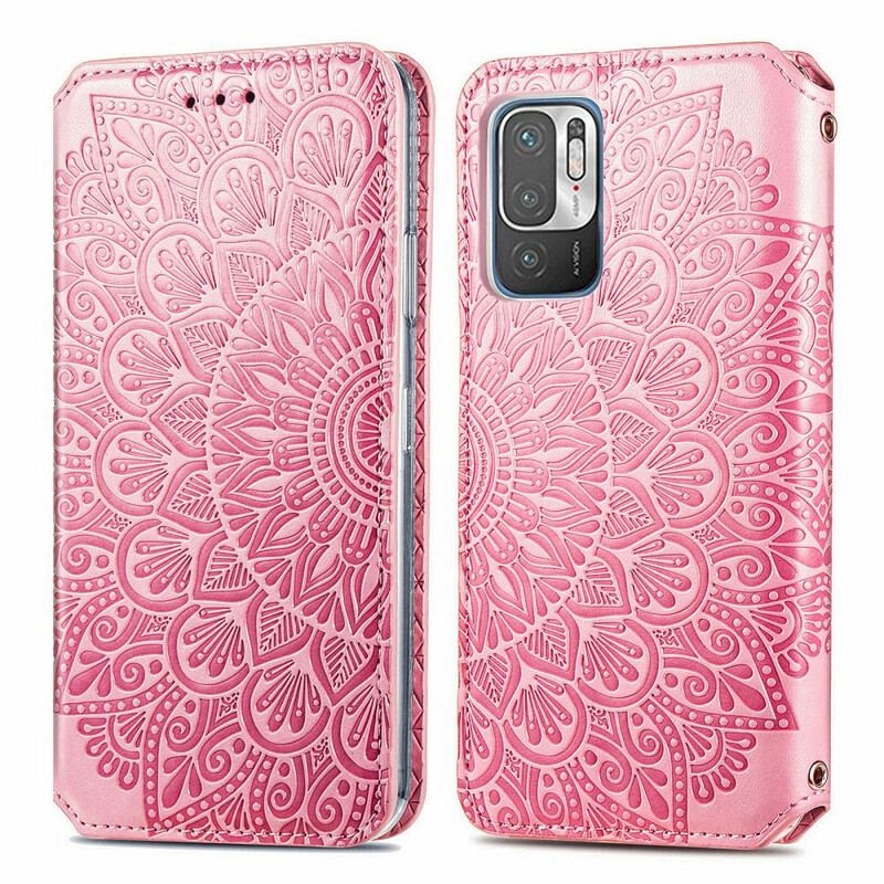 Cover Poco M3 Pro 5G Flip Cover Mandala