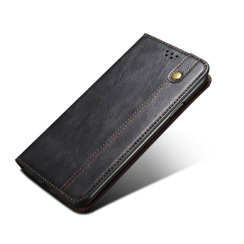 Cover Poco M3 Pro 5G Flip Cover Voksbehandlet Kunstlæder