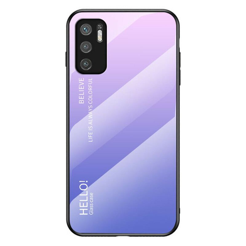 Cover Poco M3 Pro 5G Hærdet Glas Hej