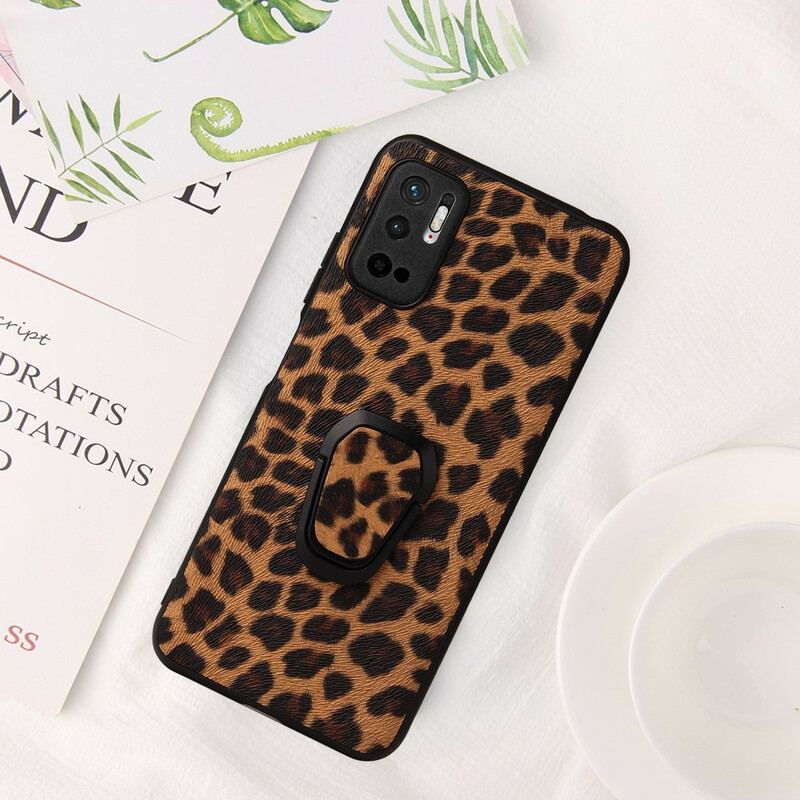 Cover Poco M3 Pro 5G Leopard Ring-støtte