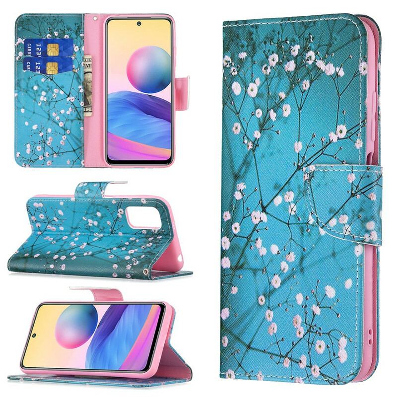 Flip Cover Poco M3 Pro 5G Blomstrende Træ