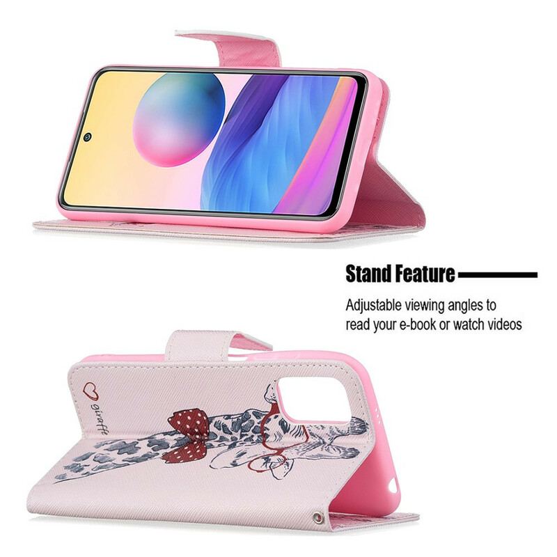 Flip Cover Poco M3 Pro 5G Brainy Giraf