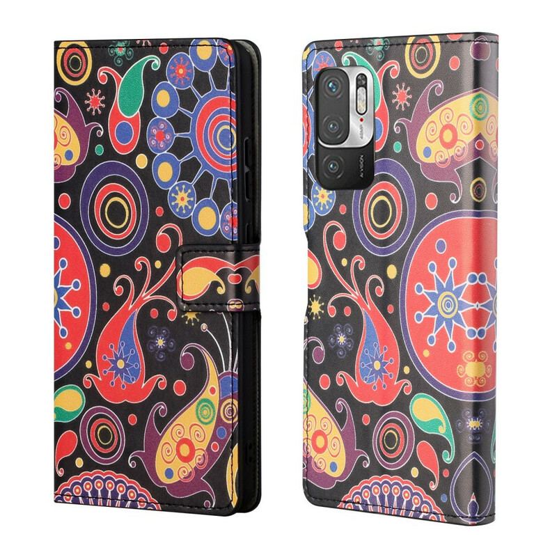 Flip Cover Poco M3 Pro 5G Galaxy Design