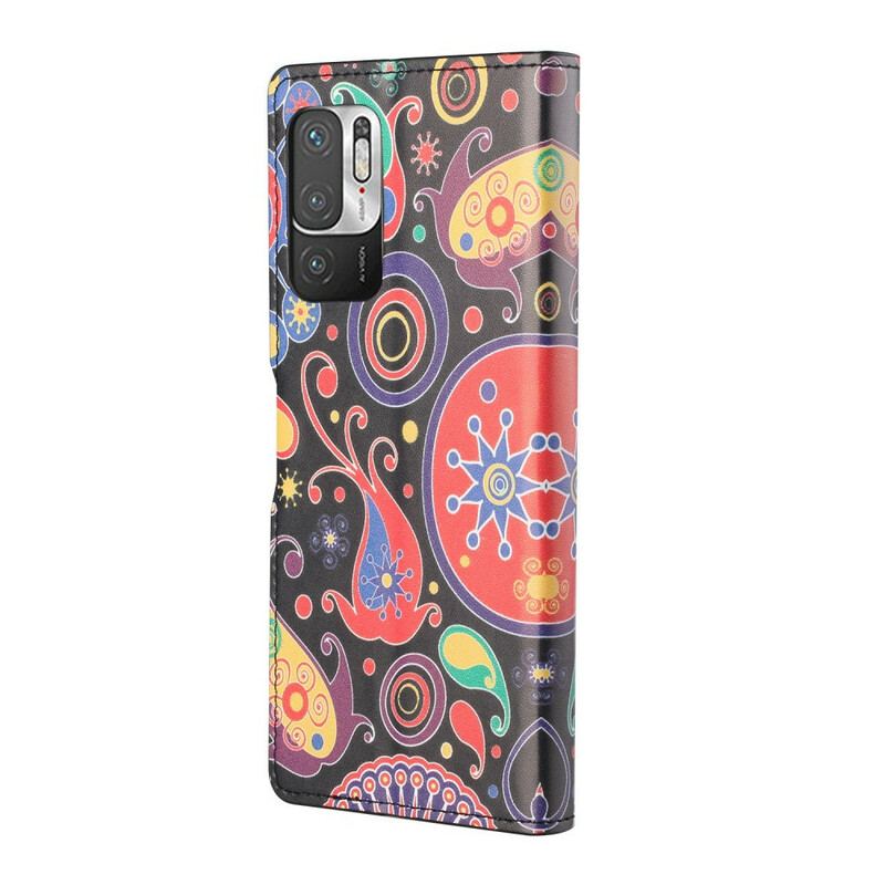 Flip Cover Poco M3 Pro 5G Galaxy Design