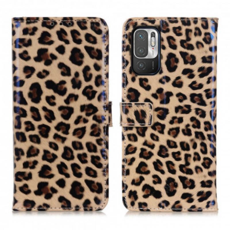 Flip Cover Poco M3 Pro 5G Leopard