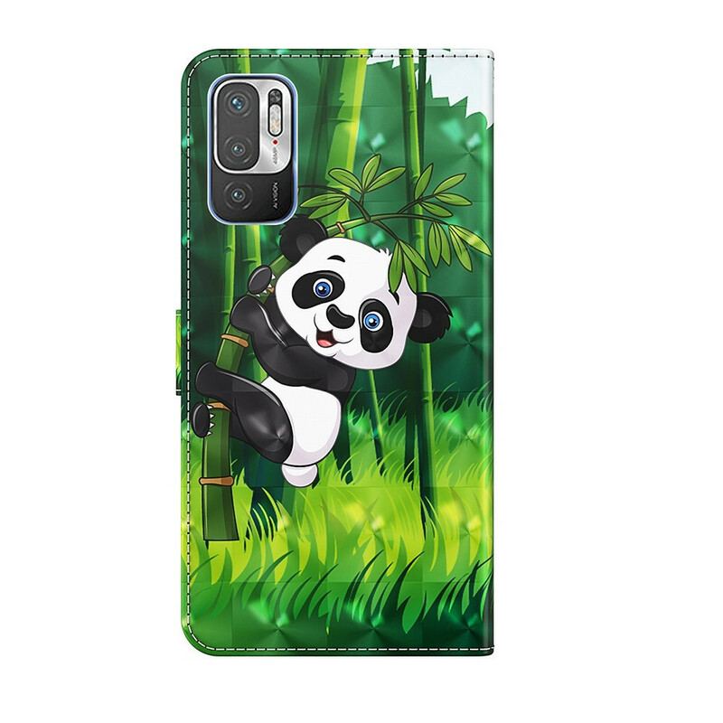 Flip Cover Poco M3 Pro 5G Panda Og Bambus