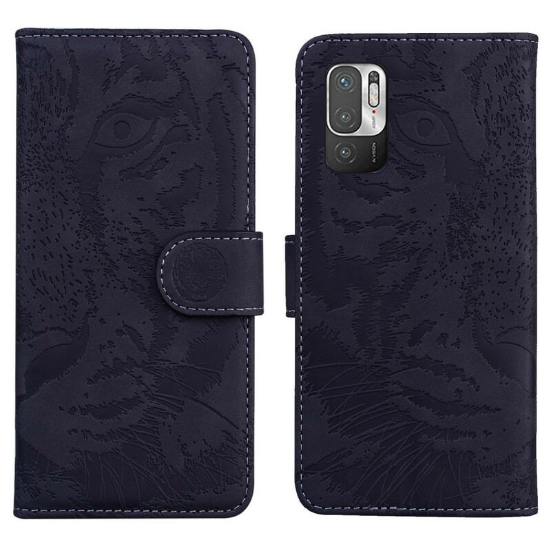 Flip Cover Poco M3 Pro 5G Tiger Ansigtsprint