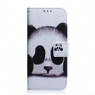 Læder Cover Poco M3 Pro 5G Panda Ansigt