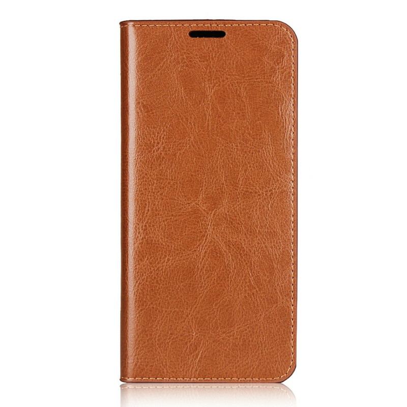 Cover Xiaomi Redmi Note 9 Flip Cover Ægte Læder