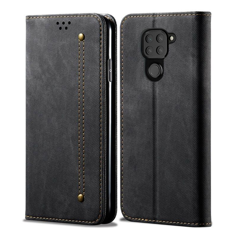 Cover Xiaomi Redmi Note 9 Flip Cover Denim Stof