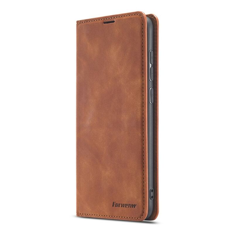 Cover Xiaomi Redmi Note 9 Flip Cover Forwenw Lædereffekt