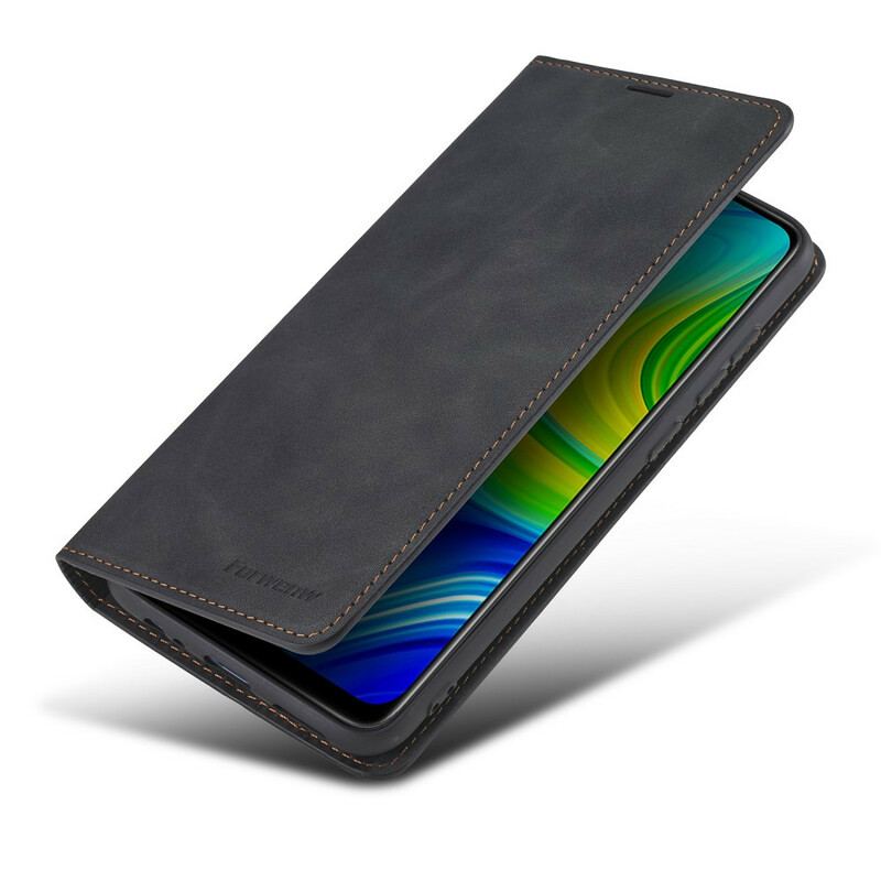 Cover Xiaomi Redmi Note 9 Flip Cover Forwenw Lædereffekt