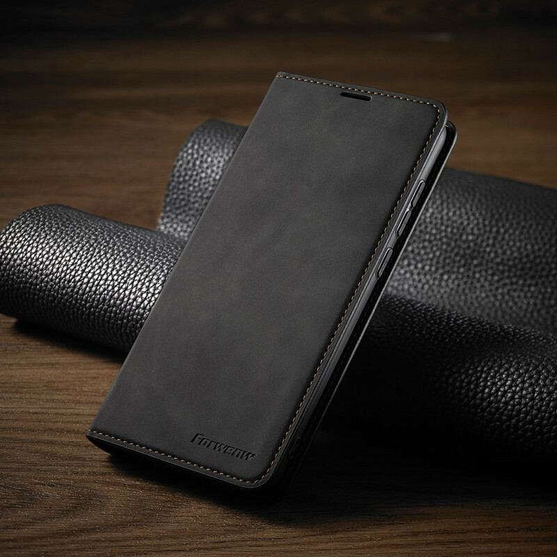 Cover Xiaomi Redmi Note 9 Flip Cover Forwenw Lædereffekt