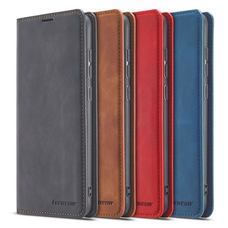 Cover Xiaomi Redmi Note 9 Flip Cover Forwenw Lædereffekt