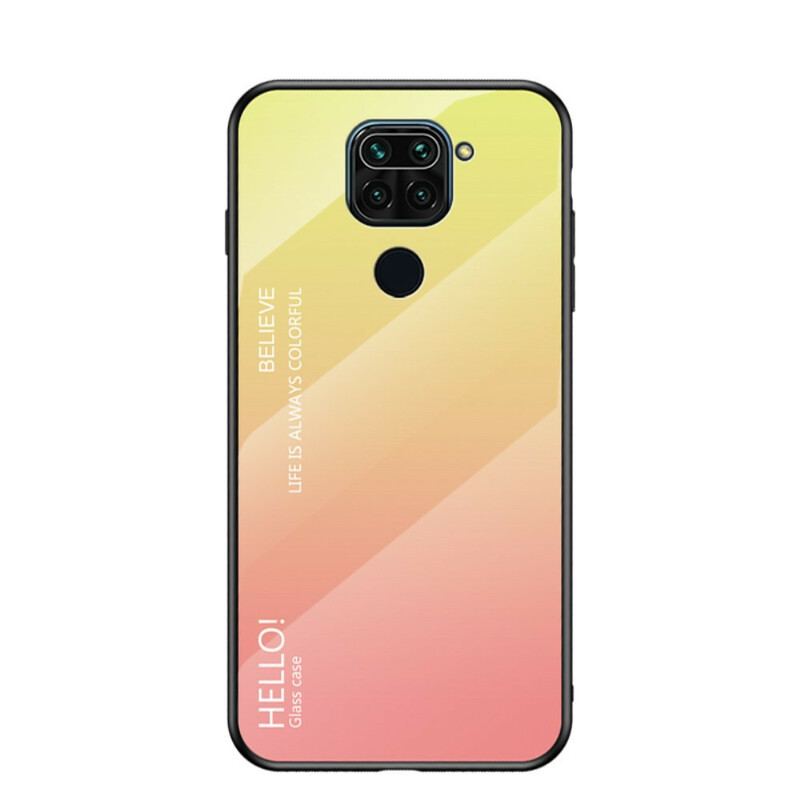 Cover Xiaomi Redmi Note 9 Hærdet Glas Hej