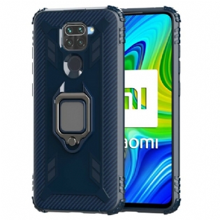 Cover Xiaomi Redmi Note 9 Ring Og Kulfiber