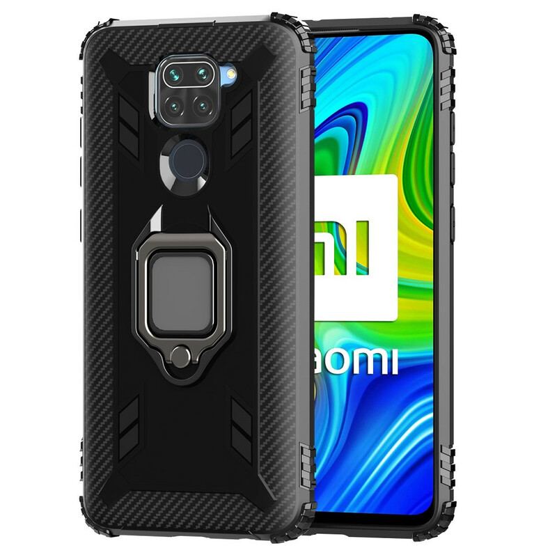 Cover Xiaomi Redmi Note 9 Ring Og Kulfiber