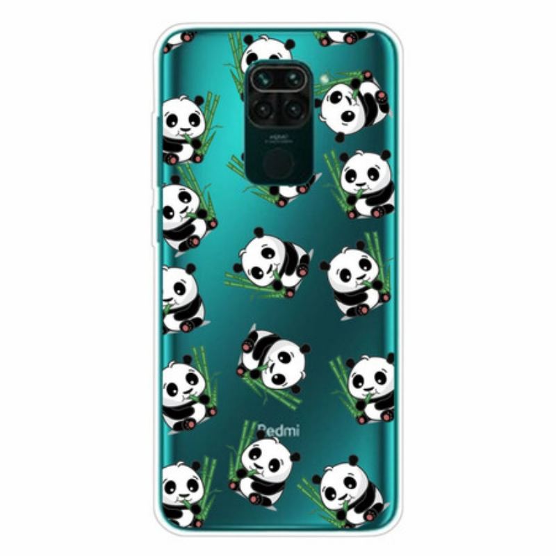 Cover Xiaomi Redmi Note 9 Små Pandaer