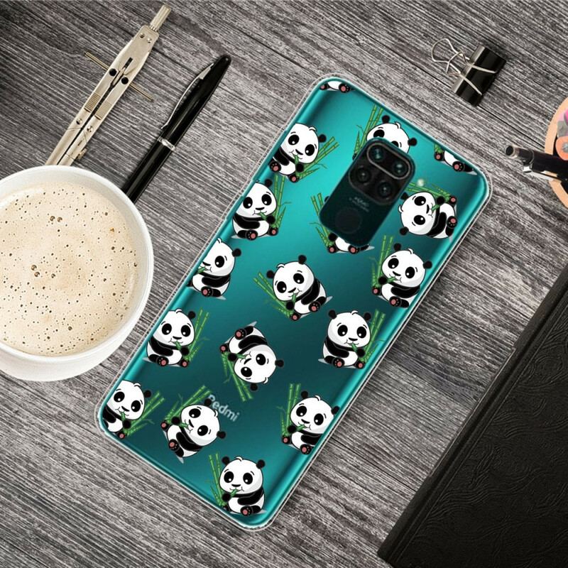 Cover Xiaomi Redmi Note 9 Små Pandaer