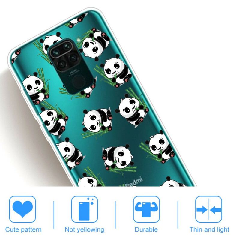 Cover Xiaomi Redmi Note 9 Små Pandaer