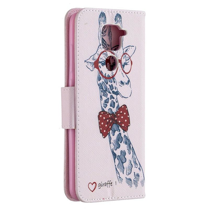 Flip Cover Xiaomi Redmi Note 9 Brainy Giraf