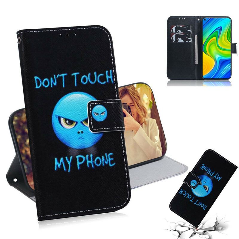 Flip Cover Xiaomi Redmi Note 9 Emoji Telefon