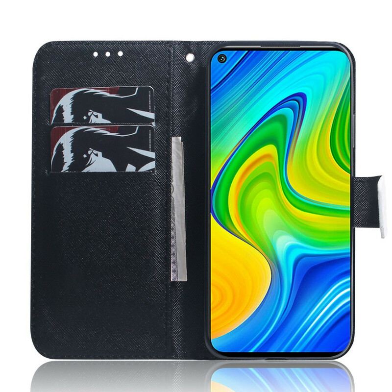 Flip Cover Xiaomi Redmi Note 9 Emoji Telefon