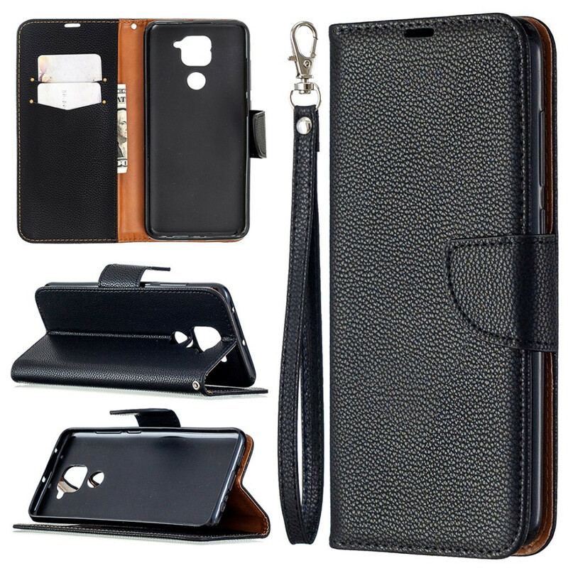 Flip Cover Xiaomi Redmi Note 9 Læder Cover Litchi Rabat Oblique