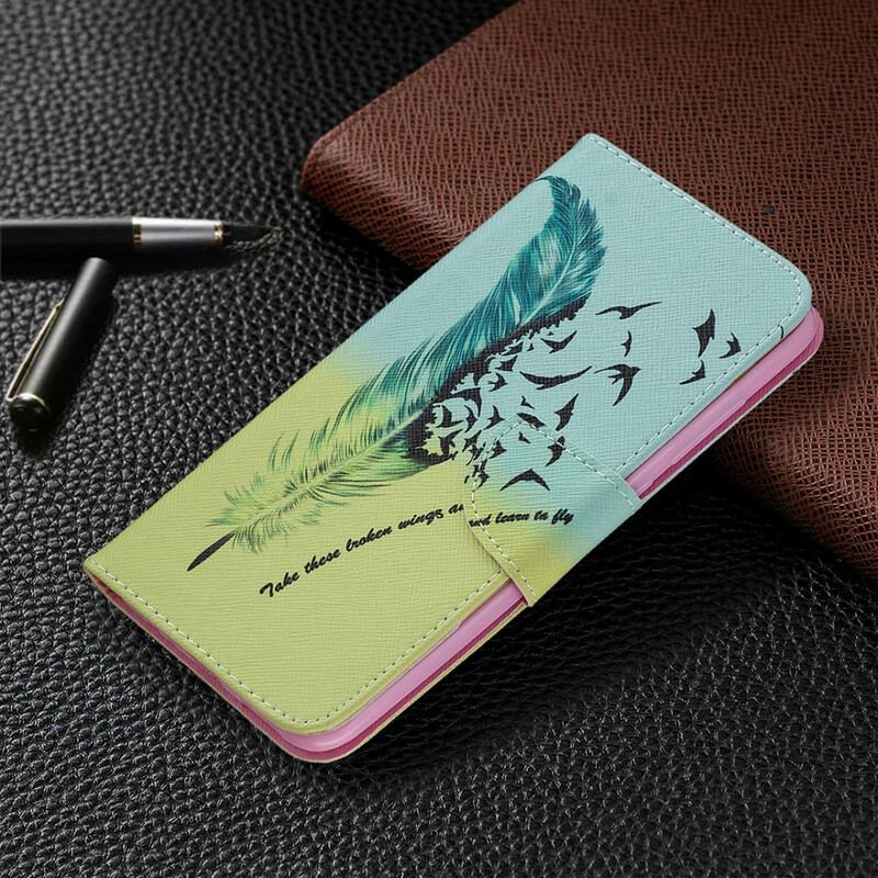 Flip Cover Xiaomi Redmi Note 9 Lære At Flyve