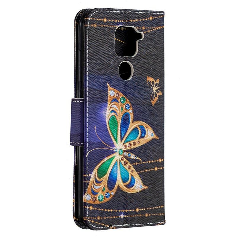 Flip Cover Xiaomi Redmi Note 9 Magisk Sommerfugl