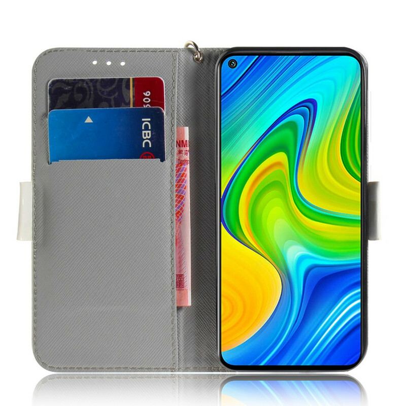 Flip Cover Xiaomi Redmi Note 9 Med Snor Elsker My Dog Thong