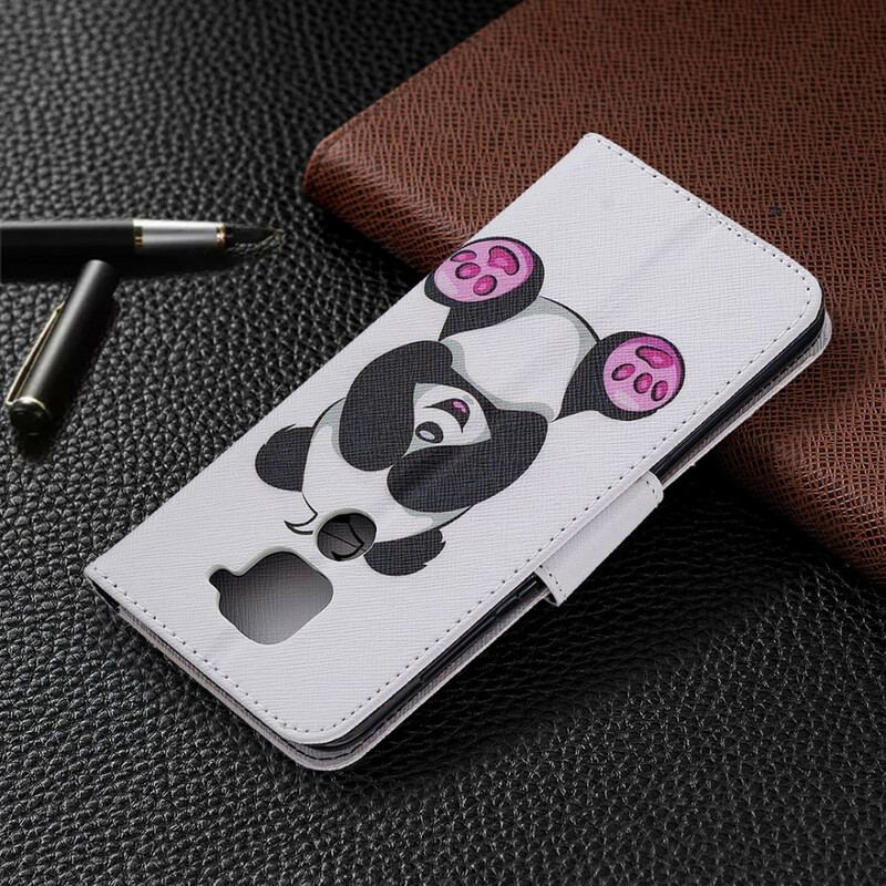 Flip Cover Xiaomi Redmi Note 9 Panda Sjov