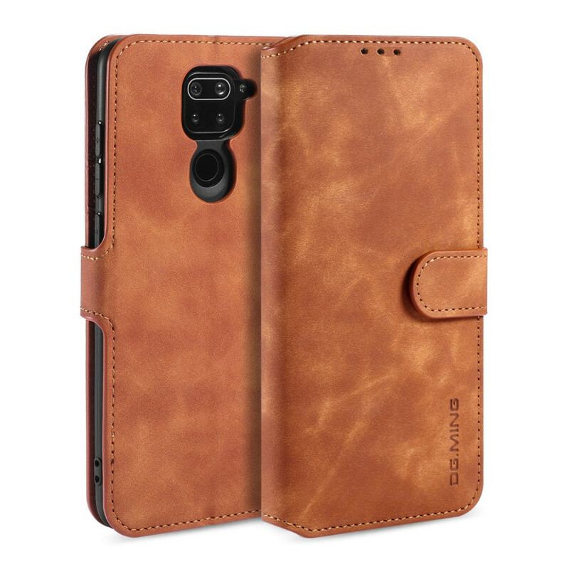 Læder Cover Xiaomi Redmi Note 9 Dg.ming Retro