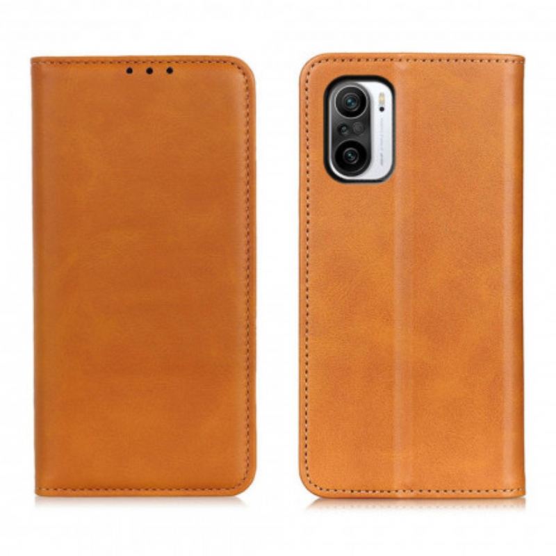 Cover Poco F3 Flip Cover Elegance Split Læder