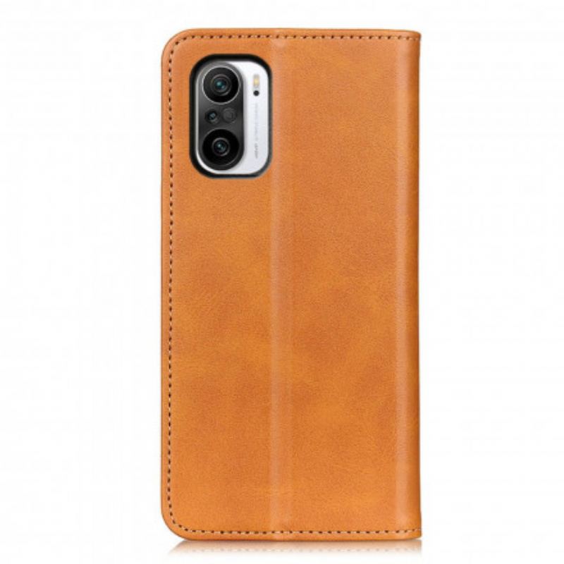 Cover Poco F3 Flip Cover Elegance Split Læder