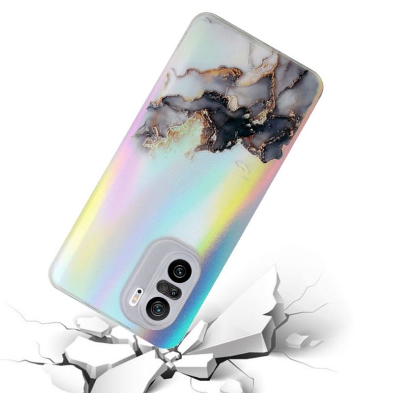 Cover Poco F3 Laser Effekt Marmor